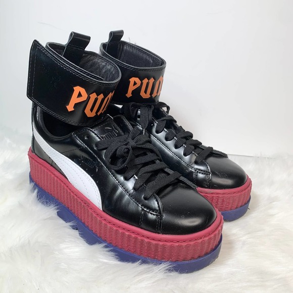 PUMA Fenty x Rihanna Ankle Strap Creeper platform Size 8 US - Picture 5 of 16